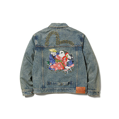 F-LAGSTUF-F(フラグスタフ)/ TRACKER JACKET × EVISU -INDIGO-