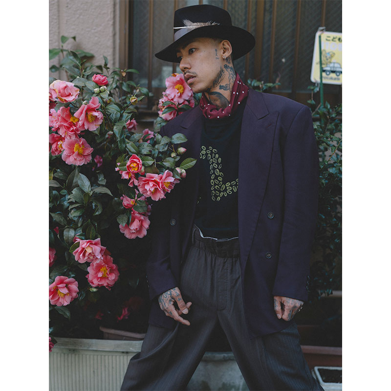 F-LAGSTUF-F(フラグスタフ)/ SS TEE × EVISU -2COLOR-