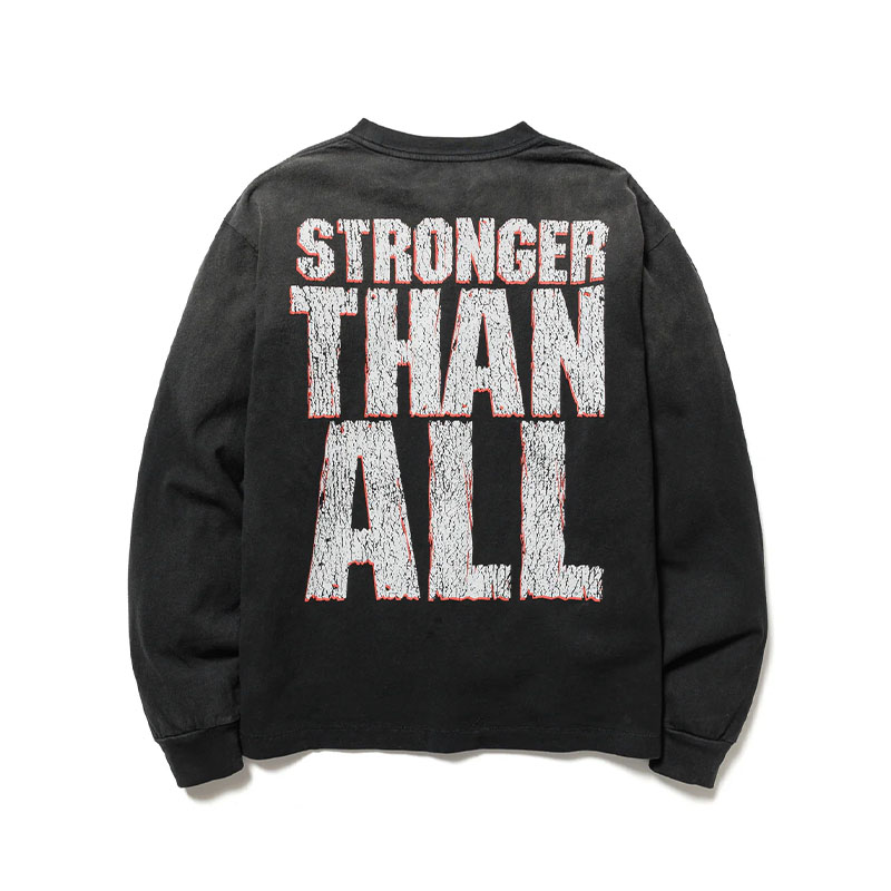 F-LAGSTUF-F(フラグスタフ)/"VULGAR DISPLAY OF POWER" L/S TEE( xPantera) -BLACK-