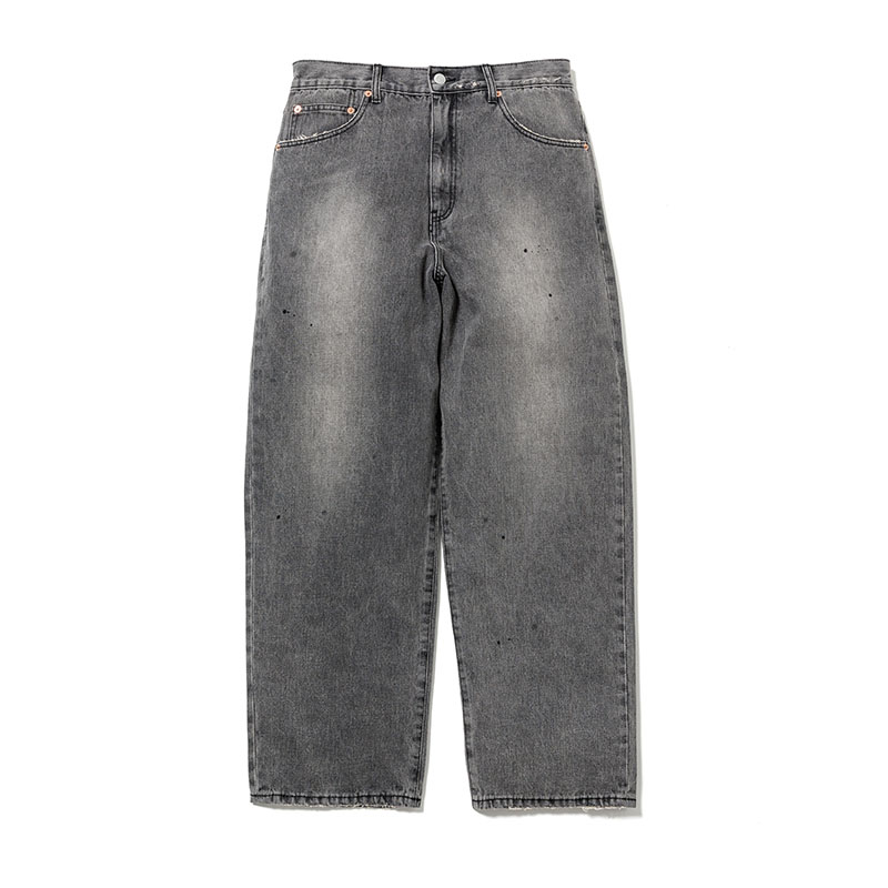 F-LAGSTUF-F(フラグスタフ)/ FADE BAGGIE DENIM PANTS -2.COLOR-(BLACK)