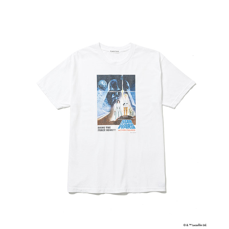 F-LAGSTUF-F(フラグスタフ)/ ACTION FIGURES TEE -2.COLOR-(WHITE)