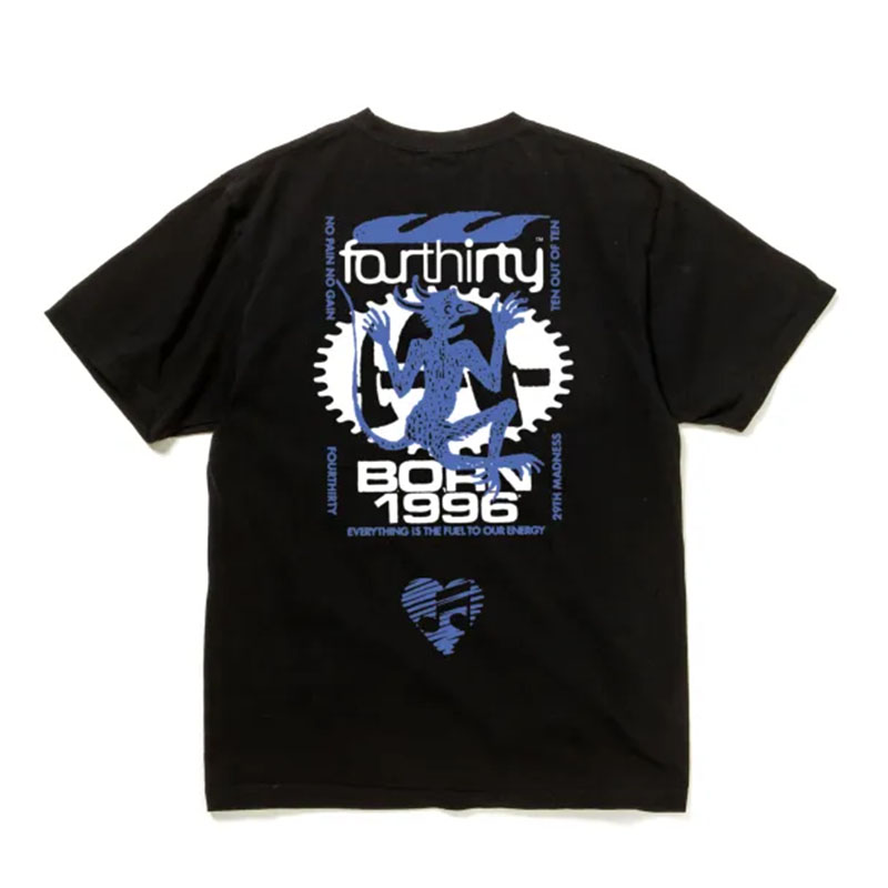 430(フォーサーティー)/ SF 29TH "MADNESS" S/S TEE -2COLOR-(BLACK)