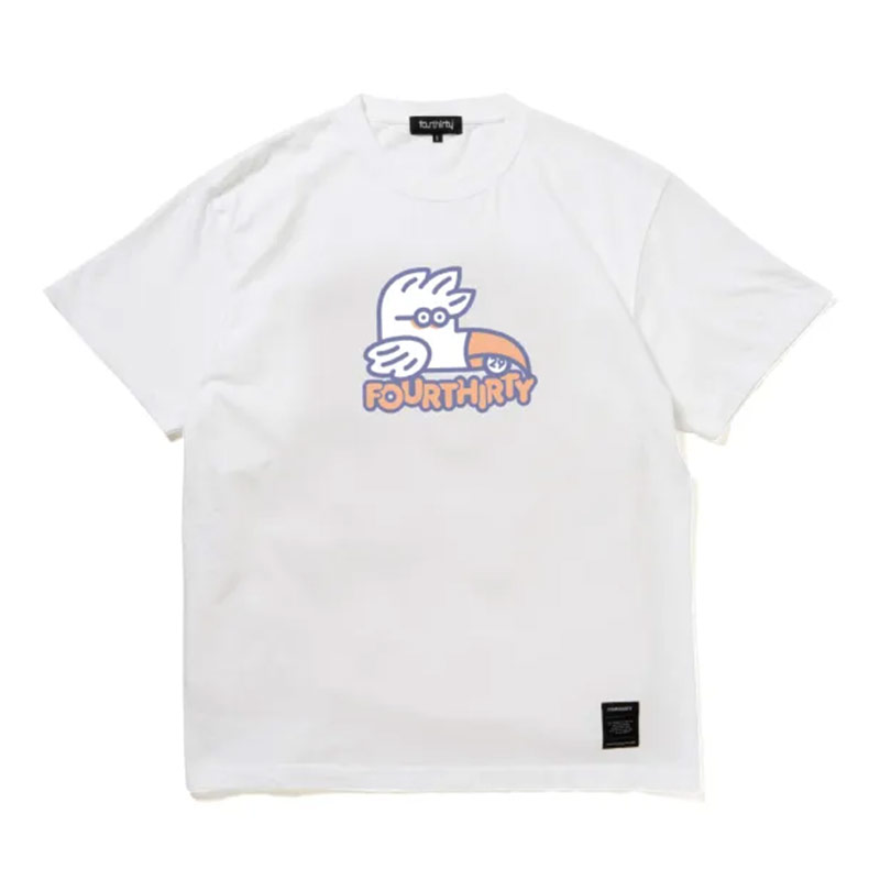430(フォーサーティー)/ SF 29TH "SUNDAY BIRD" S/S TEE -WHITE-