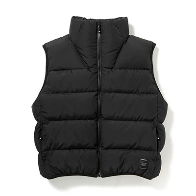 430(フォーサーティー)/ SHEILD DOWN VEST -BLACK-