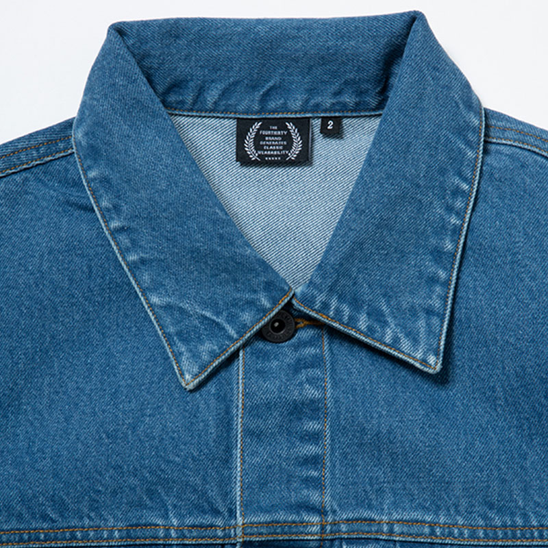 430(フォーサーティー)/ SLVG DENIM JACKET H-WASH -INDIGO-