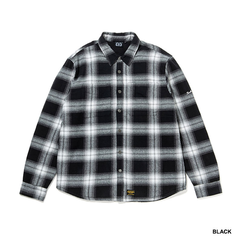 430(フォーサーティー)/ L/S FLEECE LINER CHECK SHIRT -2COLOR-
