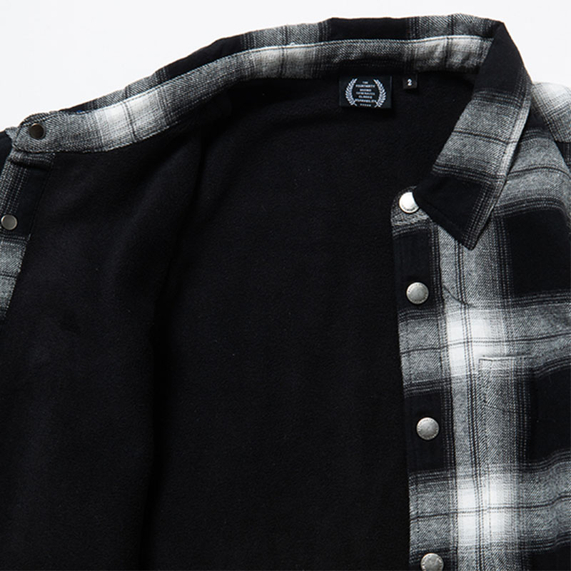 430(フォーサーティー)/ L/S FLEECE LINER CHECK SHIRT -2COLOR-