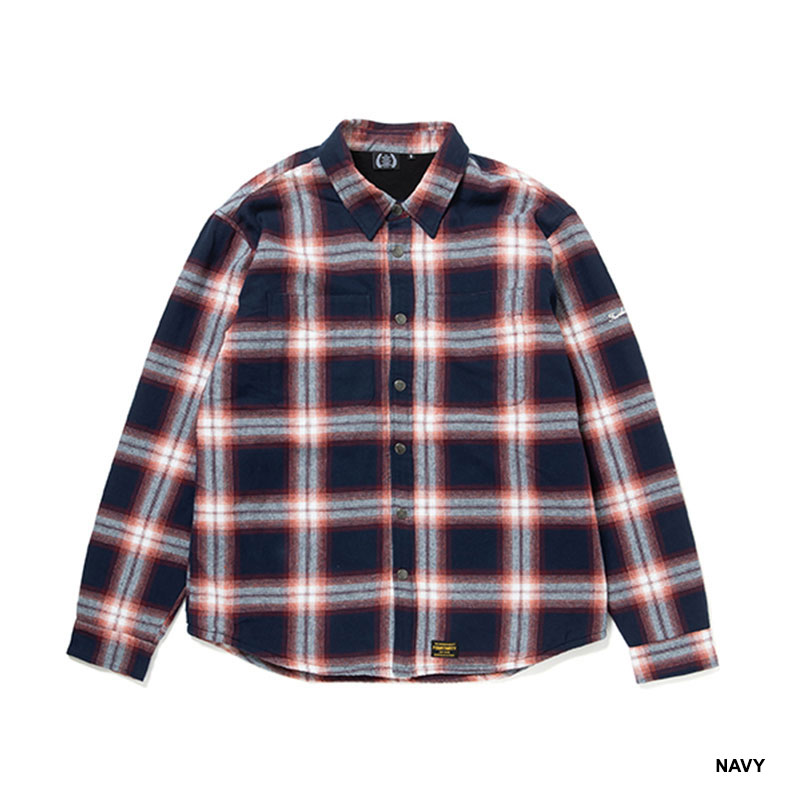 430(フォーサーティー)/ L/S FLEECE LINER CHECK SHIRT -2COLOR-