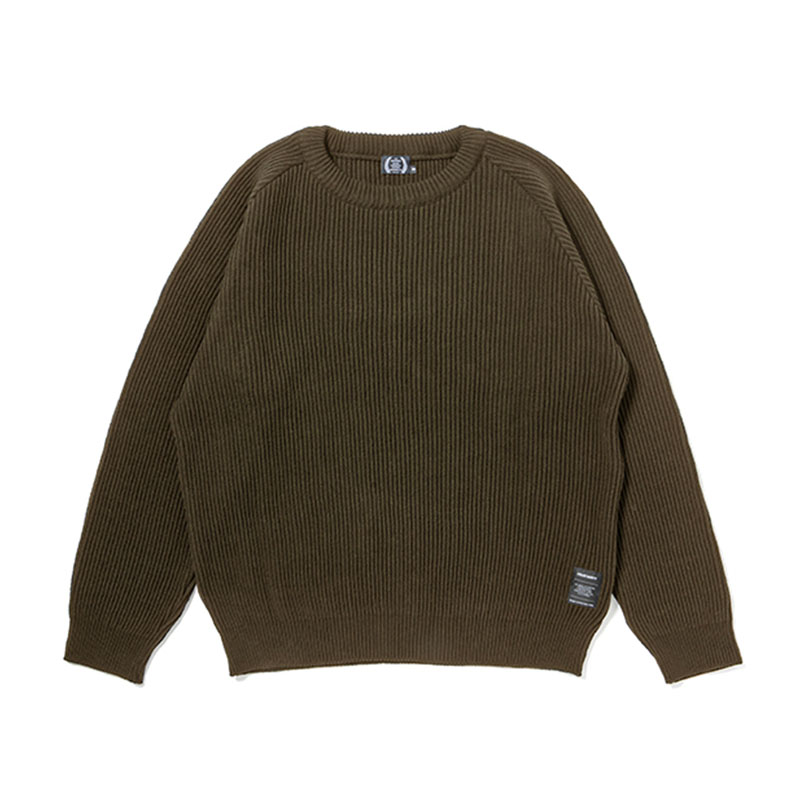 430(フォーサーティー)/ PW KNIT SWEATER -3COLOR-(KHAKI)