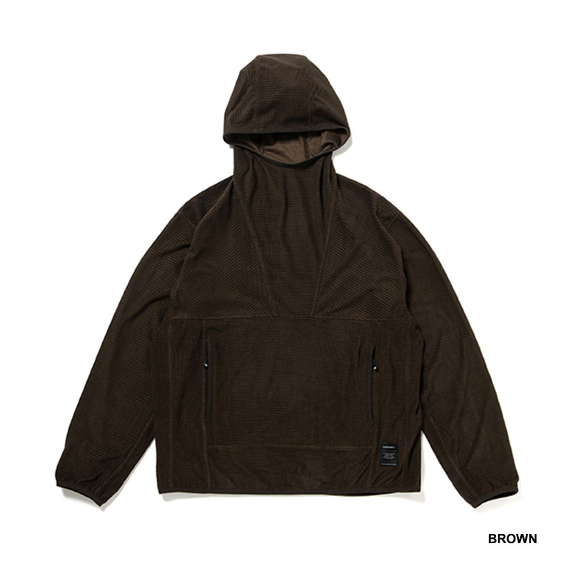 430(フォーサーティー)/ L/S GRID THERMAL HOODY -2COLOR-