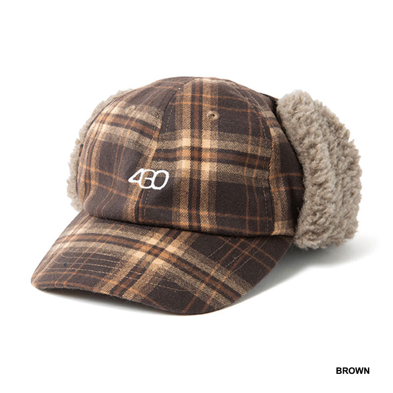 430(フォーサーティー)/ CHECK MUFF CAP -3COLOR-