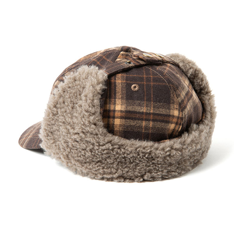 430(フォーサーティー)/ CHECK MUFF CAP -3COLOR-