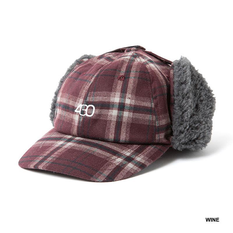 430(フォーサーティー)/ CHECK MUFF CAP -3COLOR-