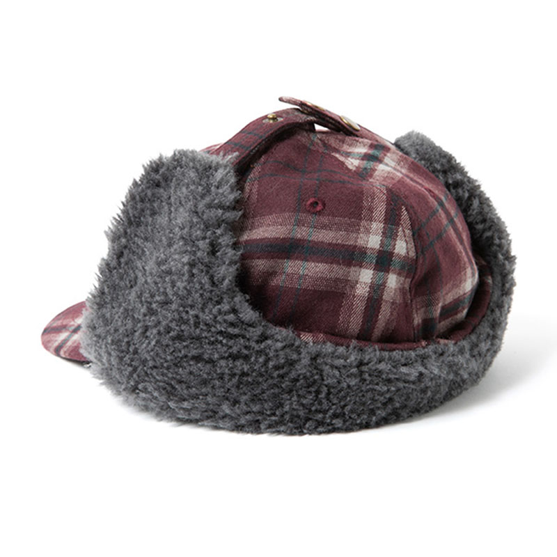 430(フォーサーティー)/ CHECK MUFF CAP -3COLOR-