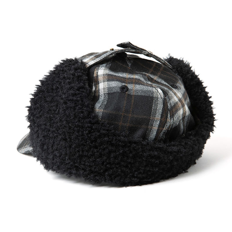 430(フォーサーティー)/ CHECK MUFF CAP -3COLOR-