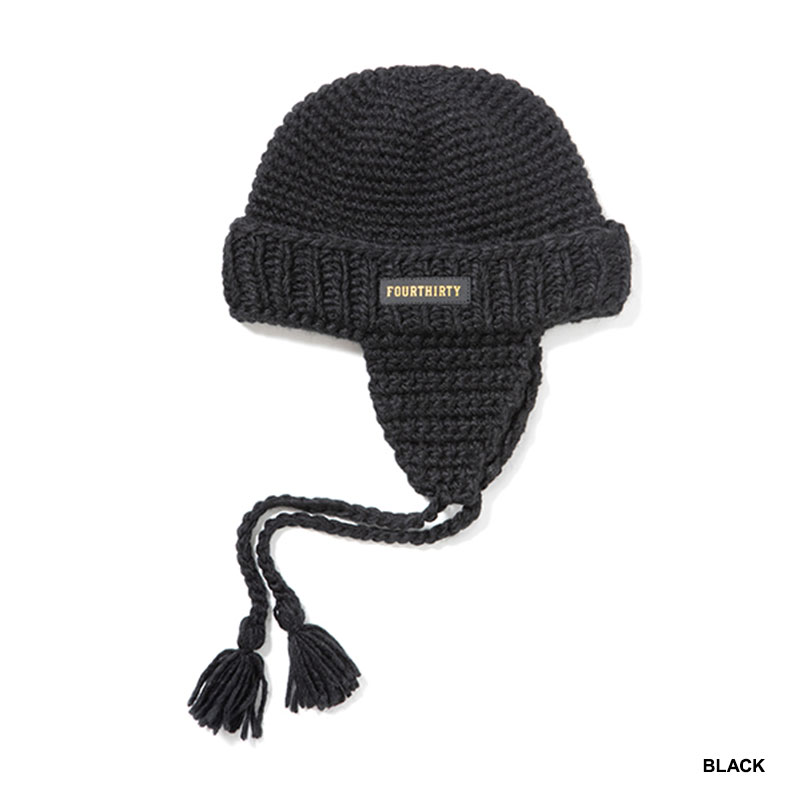 430(フォーサーティー)/ CUFF EAR BEANIE -2COLOR-
