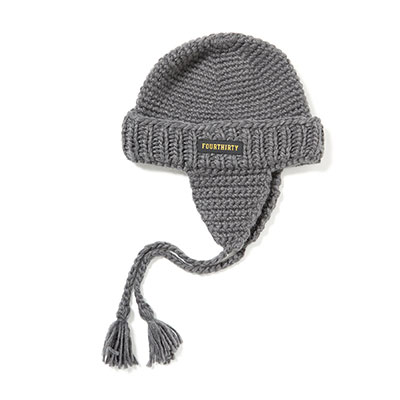 430(フォーサーティー)/ CUFF EAR BEANIE -2COLOR-