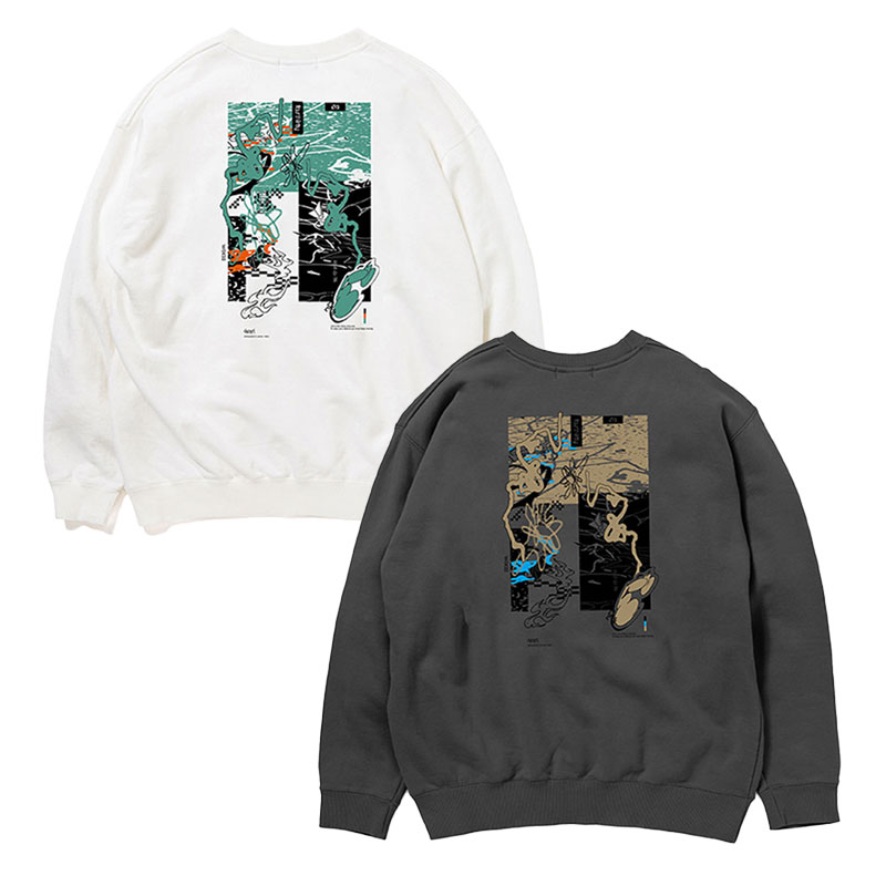 430(フォーサーティー)/ WF ELEMENTS-02 C/N SWEAT -2COLOR-
