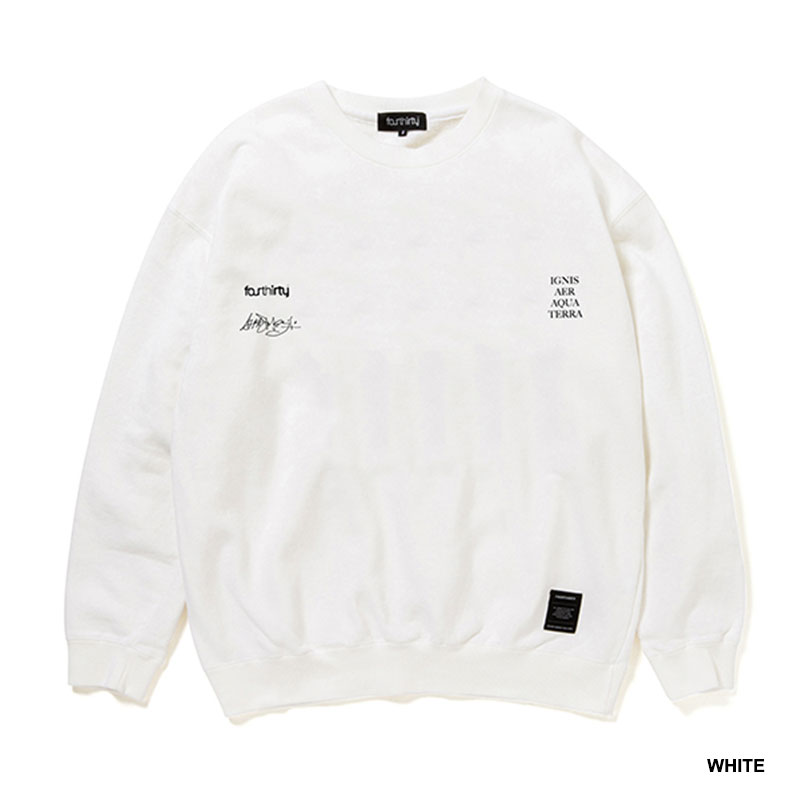 430(フォーサーティー)/ WF ELEMENTS-02 C/N SWEAT -2COLOR-