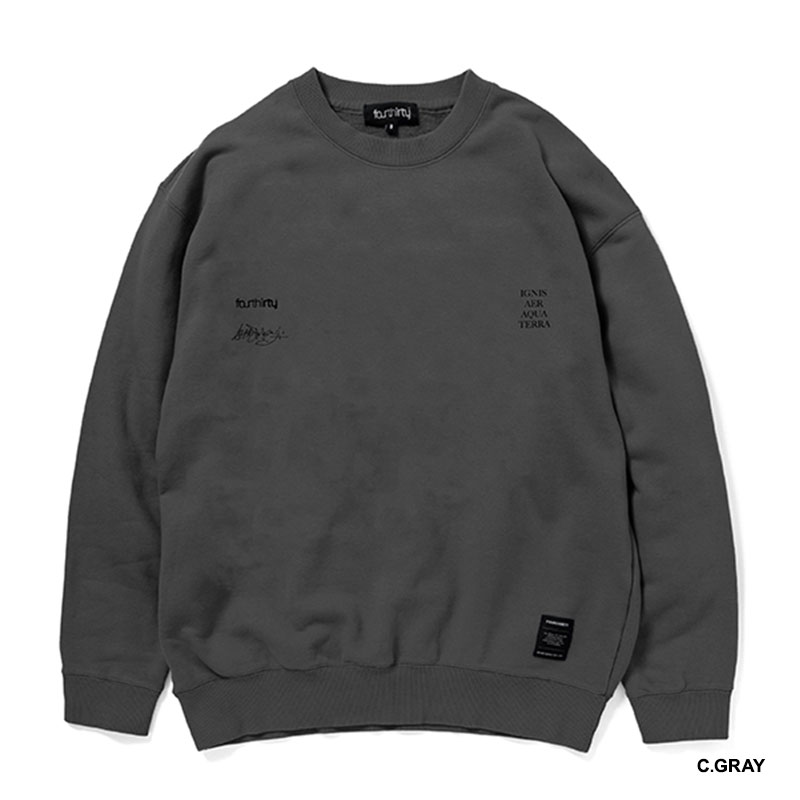 430(フォーサーティー)/ WF ELEMENTS-02 C/N SWEAT -2COLOR-