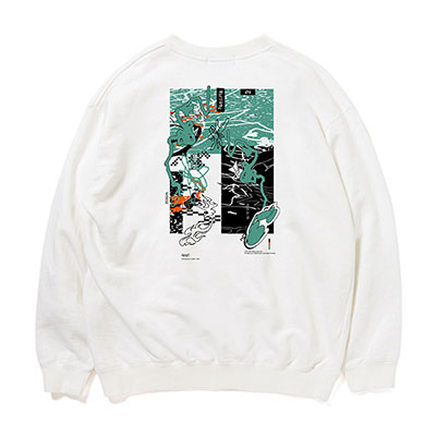 430(フォーサーティー)/ WF ELEMENTS-02 C/N SWEAT -2COLOR-