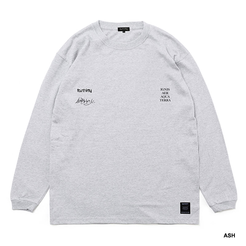 430(フォーサーティー)/ WF ELEMENTS-02 L/S TEE -3COLOR-