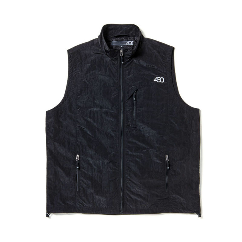 430(フォーサーティー)/ LIGHT TRAIL VEST -BLACK-