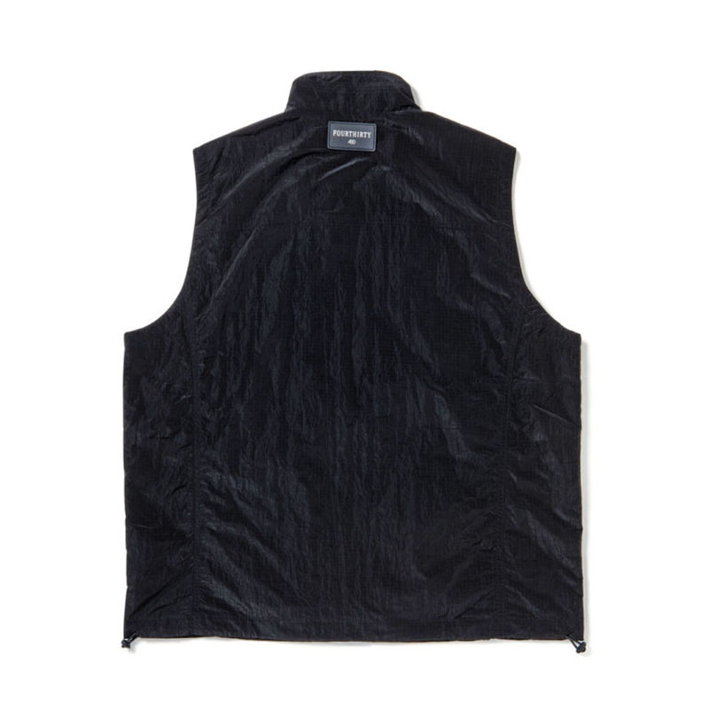430(フォーサーティー)/ LIGHT TRAIL VEST -BLACK-