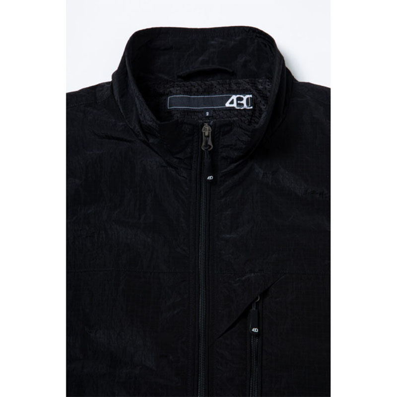 430(フォーサーティー)/ LIGHT TRAIL VEST -BLACK-