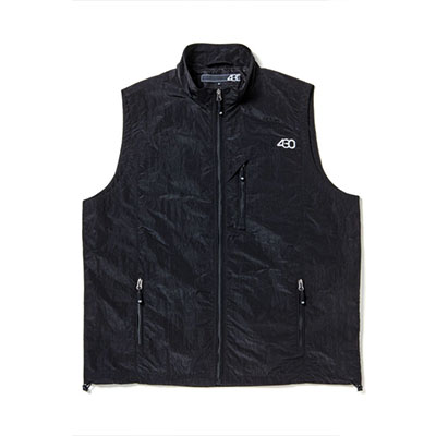 430(フォーサーティー)/ LIGHT TRAIL VEST -BLACK-