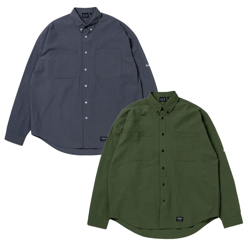 430(フォーサーティー)/ L/S GG CHECK BIG SHIRT -2COLOR-