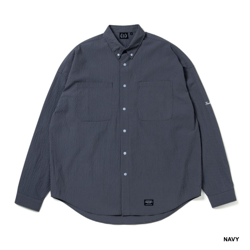 430(フォーサーティー)/ L/S GG CHECK BIG SHIRT -2COLOR-
