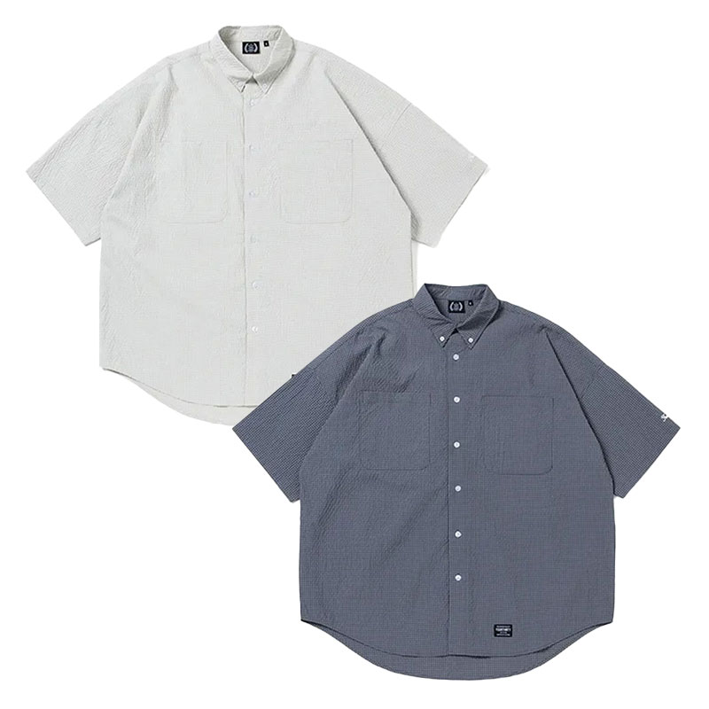 430(フォーサーティー)/ S/S GG CHECK BIG SHIRT -2COLOR-