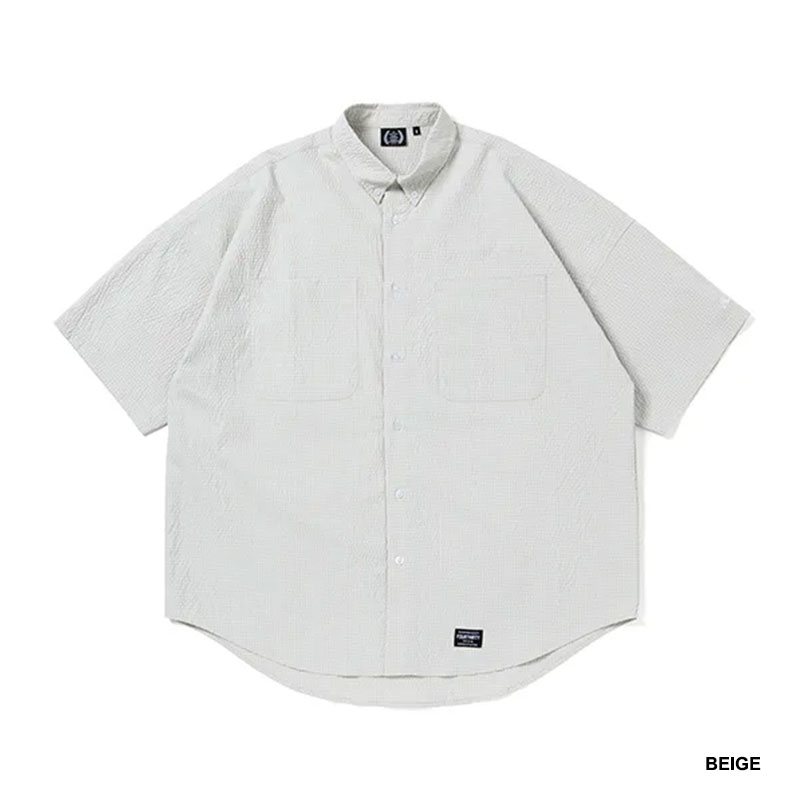 430(フォーサーティー)/ S/S GG CHECK BIG SHIRT -2COLOR-