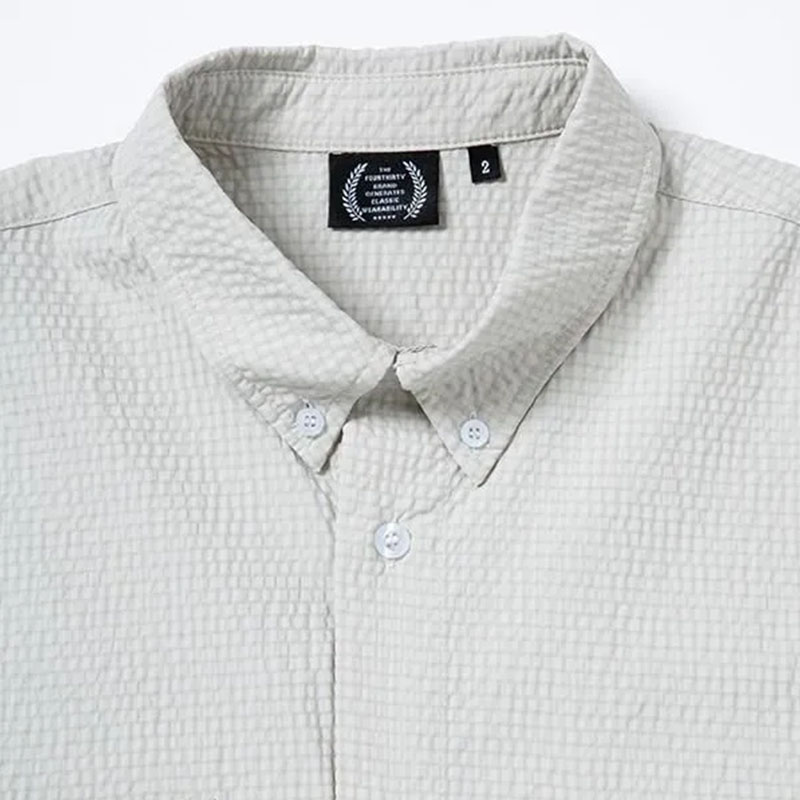 430(フォーサーティー)/ S/S GG CHECK BIG SHIRT -2COLOR-