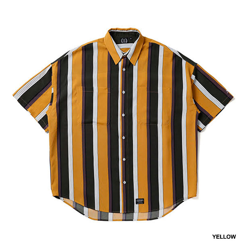 430(フォーサーティー)/ S/S STRIPE BIG SHIRT -2COLOR-