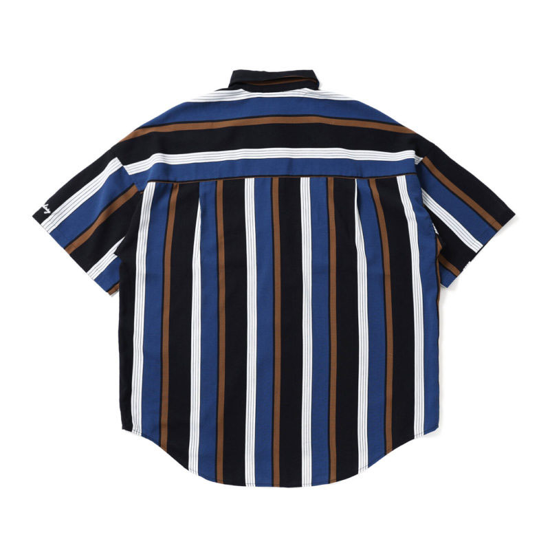 430(フォーサーティー)/ S/S STRIPE BIG SHIRT -2COLOR-
