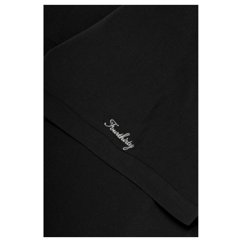 430(フォーサーティー)/ S/S POLY OC WIDE SHIRT -BLACK-