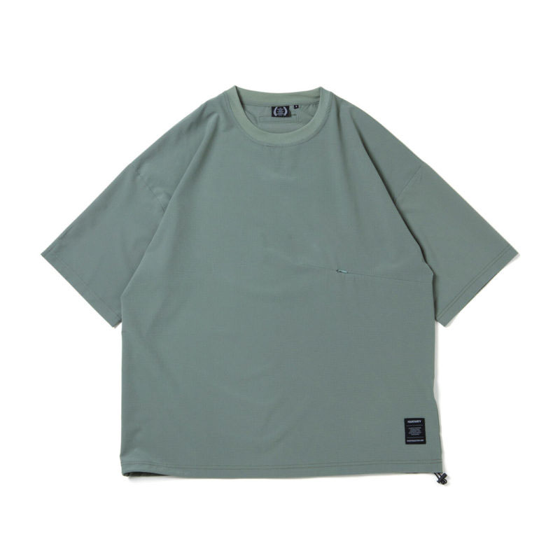 430(フォーサーティー)/ S/S MESH BIG TEE -2COLOR-(KHAKI)