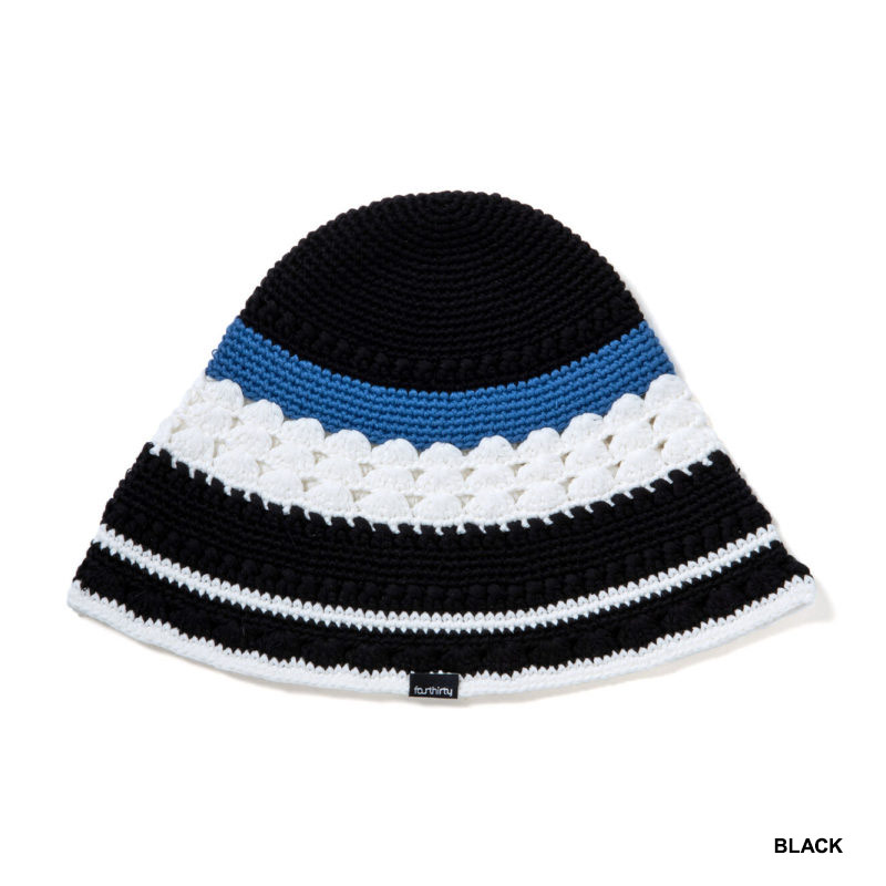 430(フォーサーティー)/ KNIT LINE HAT -2COLOR-