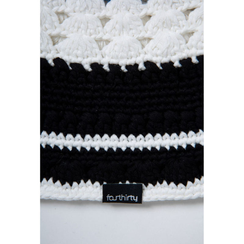 430(フォーサーティー)/ KNIT LINE HAT -2COLOR-