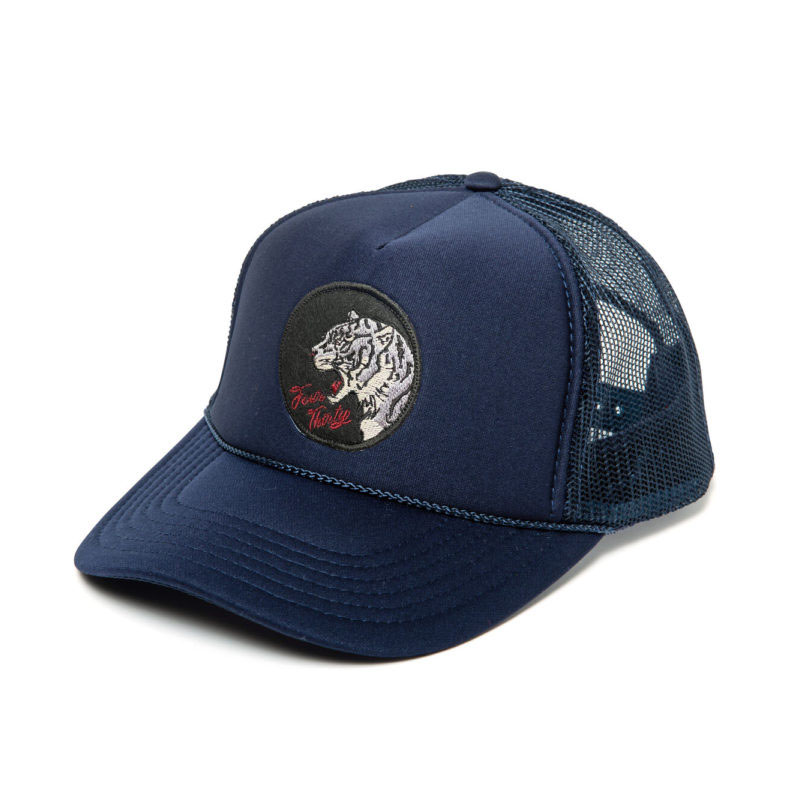 430(フォーサーティー)/ BLACK TIGER MESH CAP -3COLOR-(NAVY)