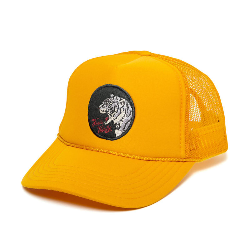 430(フォーサーティー)/ BLACK TIGER MESH CAP -3COLOR-(YELLOW)