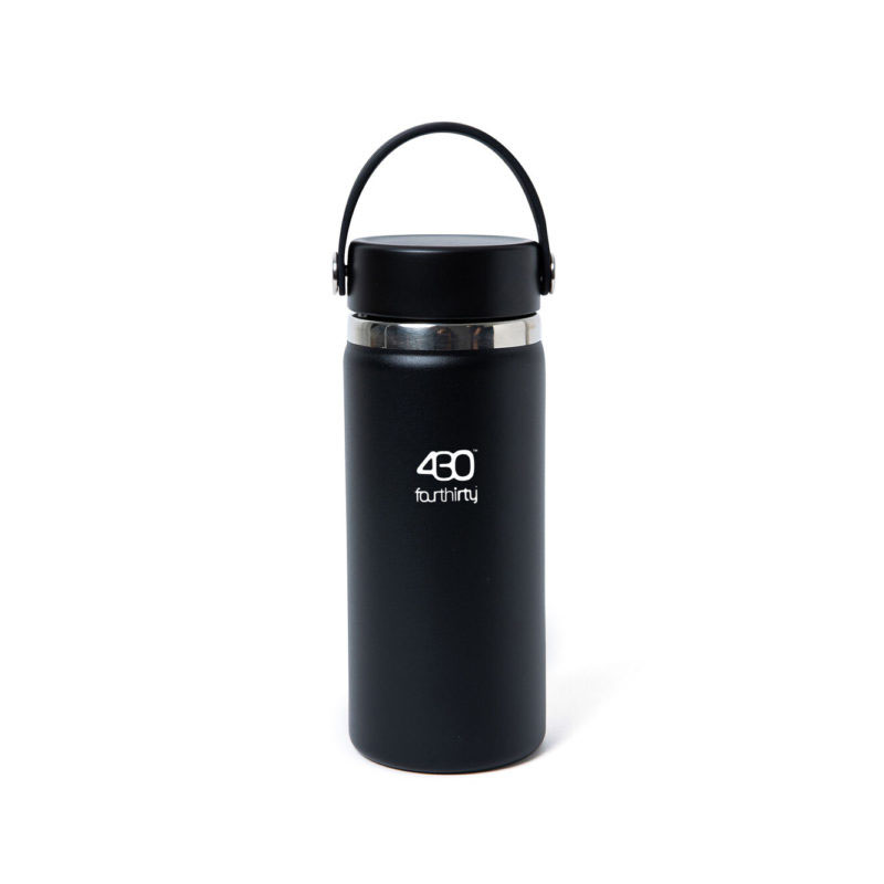 430(フォーサーティー)/ HFF 16oz WIDE MOUTH BOTTLE -BLACK-