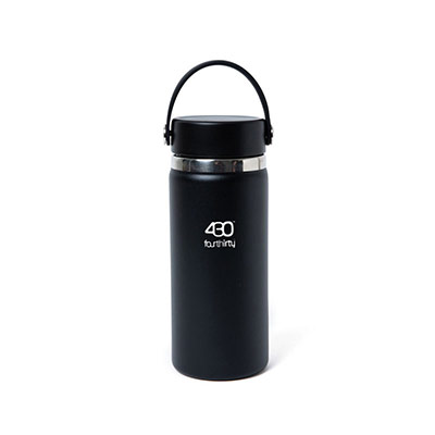 430(フォーサーティー)/ HFF 16oz WIDE MOUTH BOTTLE -BLACK-