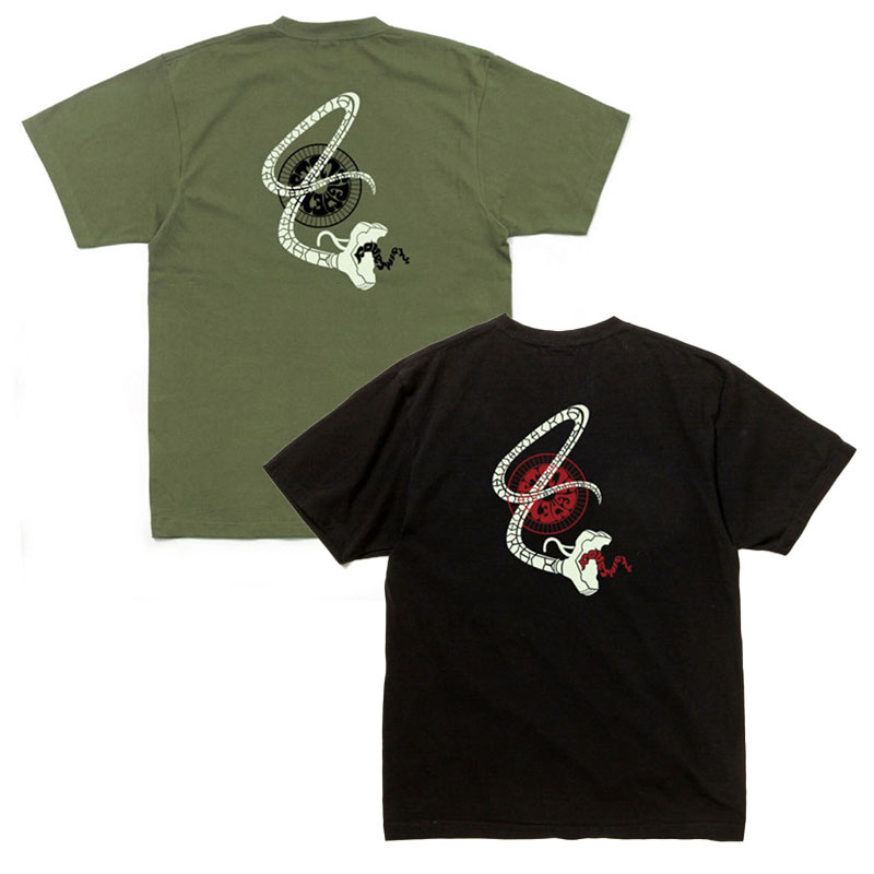 430(フォーサーティー)/ TM ” SNAKE” S/S TEE -2COLOR-