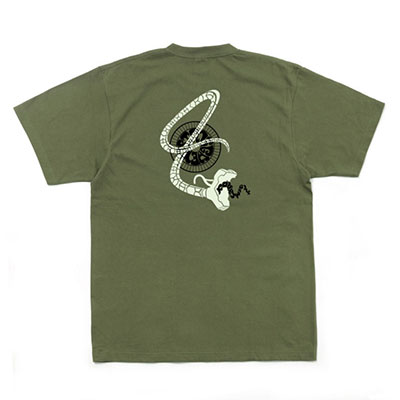 430(フォーサーティー)/ TM ” SNAKE” S/S TEE -2COLOR-