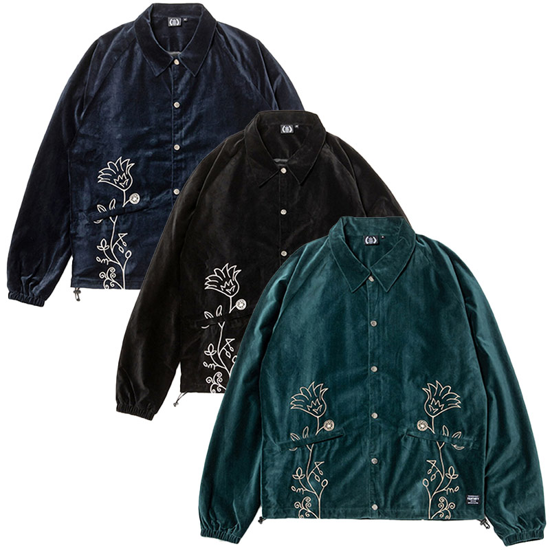 430(フォーサーティー)/ VELOUR COACH JACKET -3.COLOR-