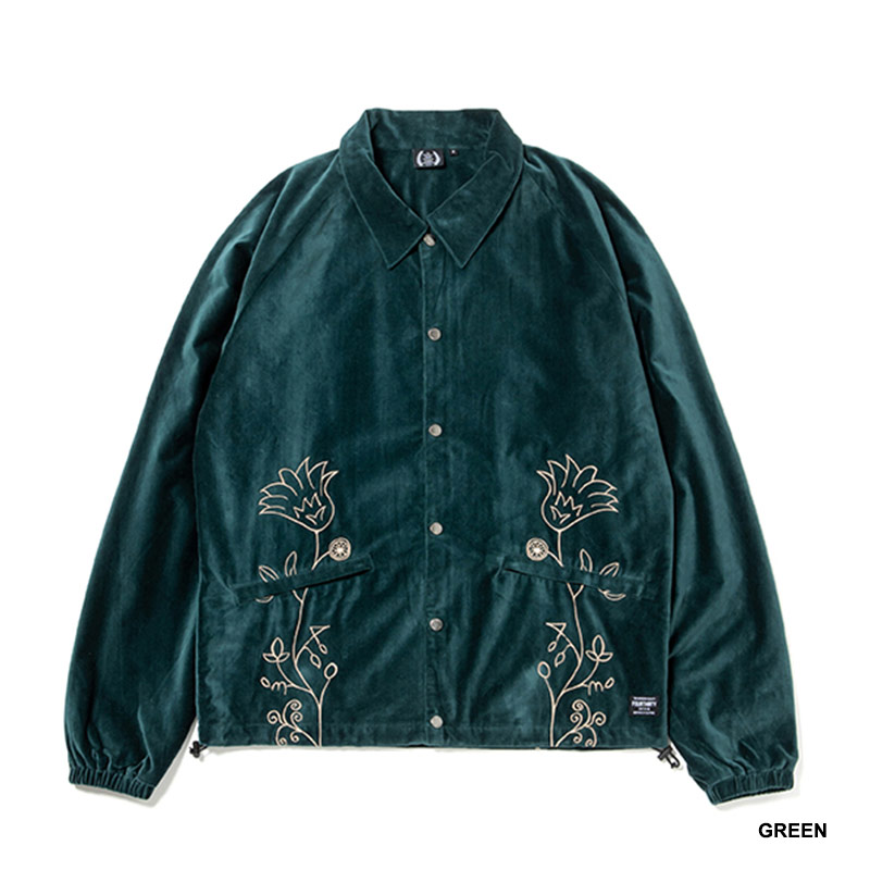 430(フォーサーティー)/ VELOUR COACH JACKET -3.COLOR-
