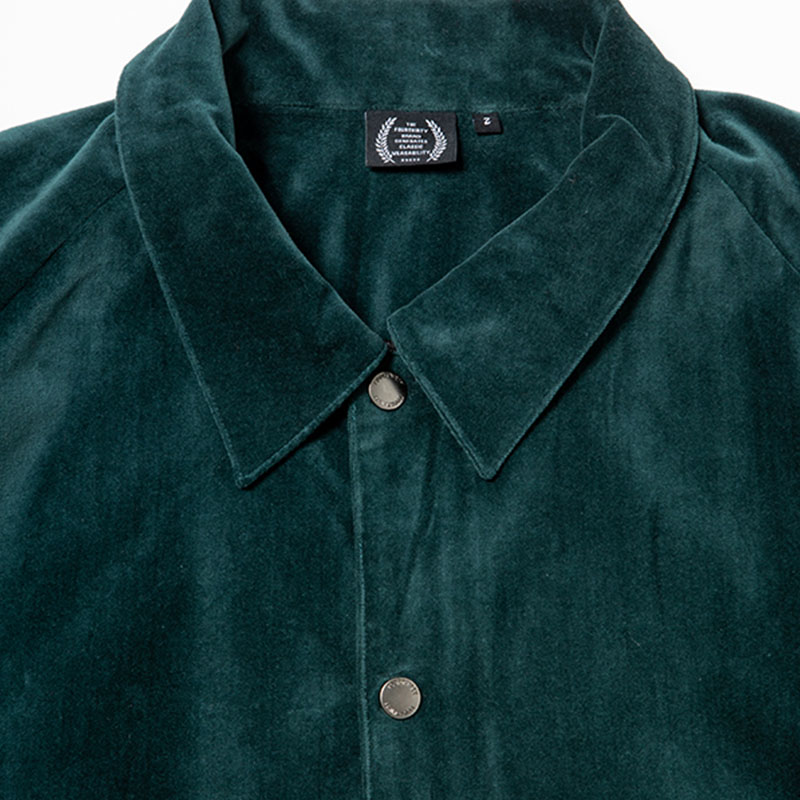 430(フォーサーティー)/ VELOUR COACH JACKET -3.COLOR-